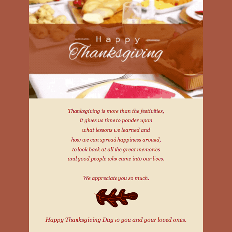 Thanksgiving eCard 3